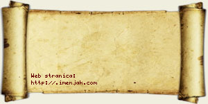 Anđela Cimbaljević vizit kartica